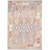 Rug Kilim Afghanistan 180x258 Lavender Grey Blu