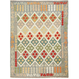 Hand Made Rug Kilim Afghanistan 150x200 Grey Re