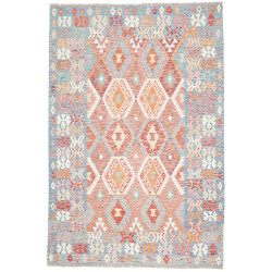 Rug Kilim Afghanistan 171x257 Light Blue Orange