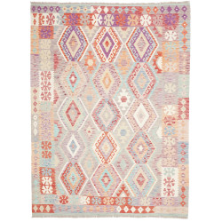 Rug Kilim Afghanistan 183x246 Muted Grey Lavend