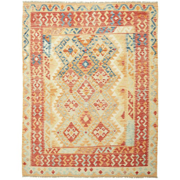 Hand Made Rug Kilim Afghanistan 156x198 Beige R