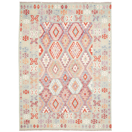 Rug Kilim Afghanistan 179x244 Mint Green Coral