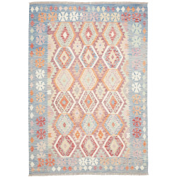 Rug Kilim Afghanistan 178x256 Light Blue Cream