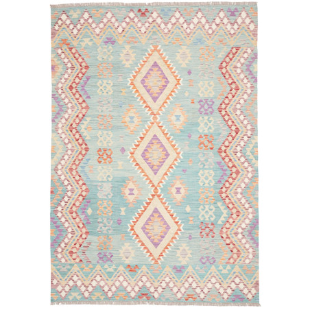 Rug Kilim Afghanistan 176x255 Turquoise Lavende
