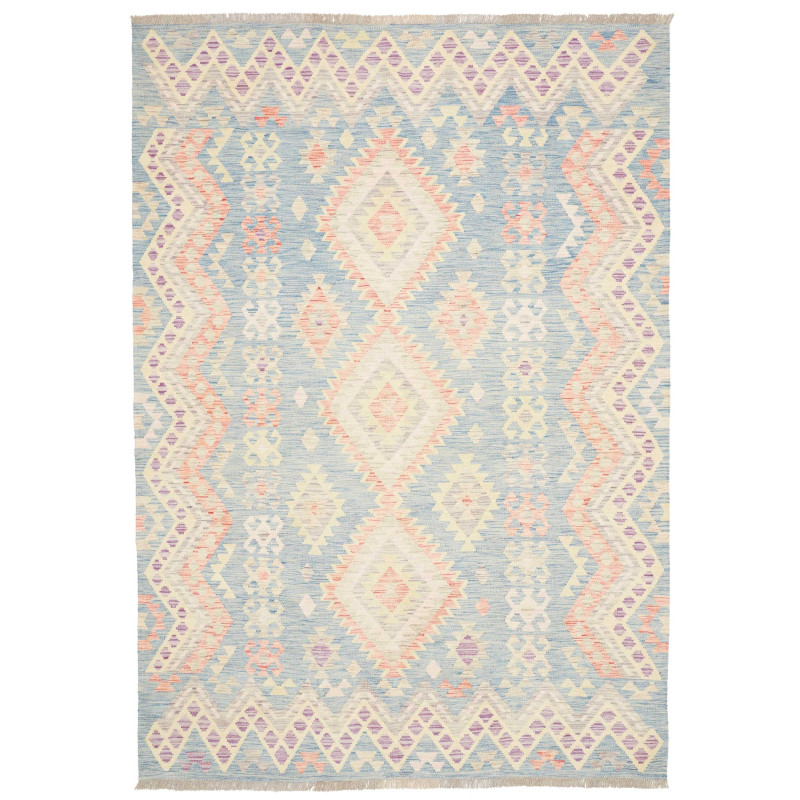 Rug Kilim Afghanistan 175x250 Sky Blue Denim Bl