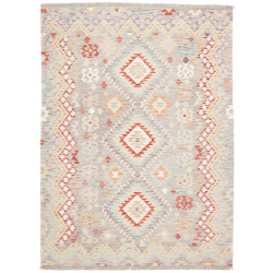 Rug Kilim Afghanistan 154x207 Light Grey Terrac