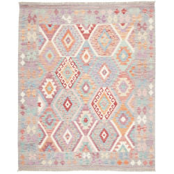 Rug Kilim Afghanistan 157x191 Muted Grey-lilac