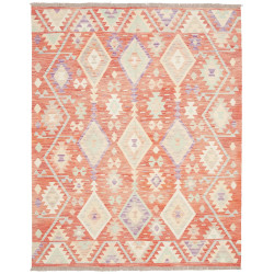 Rug Kilim Afghanistan 158x198 Terracotta Cream