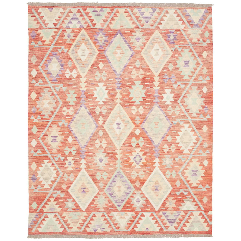 Rug Kilim Afghanistan 158x198 Terracotta Cream