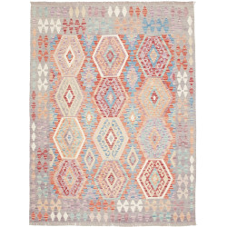 Rug Kilim Afghanistan 150x198 Grey Multicolor (
