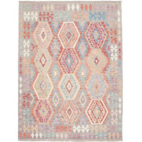 Rug Kilim Afghanistan 150x198 Grey Multicolor (