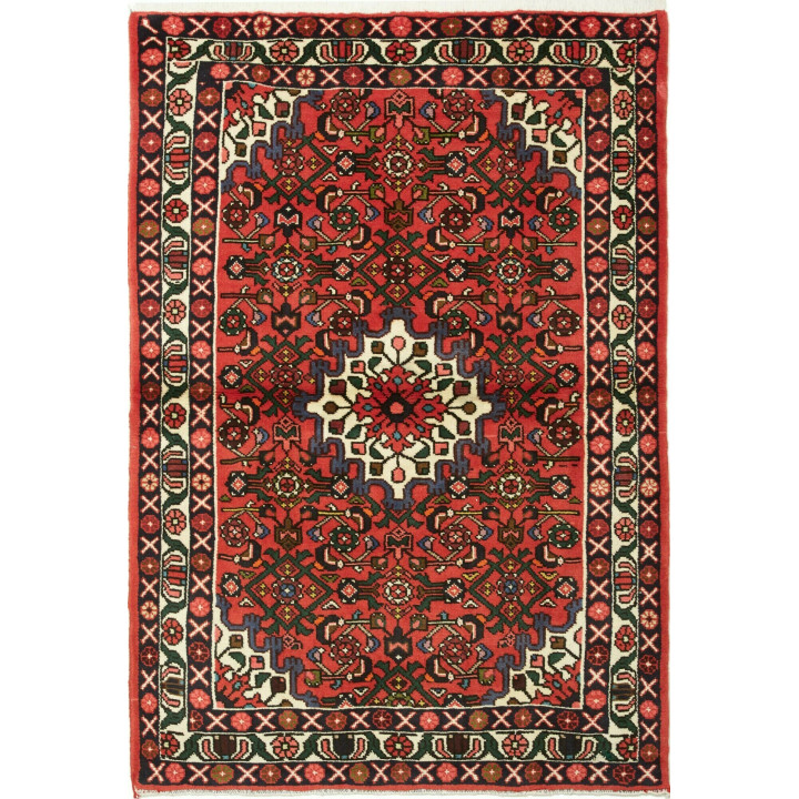 Tappeto Originale Hamadan Persia 104x152 Rosso