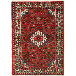 Tappeto Originale Hamadan Persia 106x149 Rosso