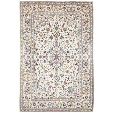 Kashan 197x302 Cm Kashan, Persia, Hand-carded Wool (warp: