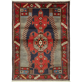 Tappeto Originale Hamadan Persia 108x150 Rosso