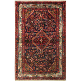 Hand Made Rug Hamadan Persia 112x175 Dark Blue