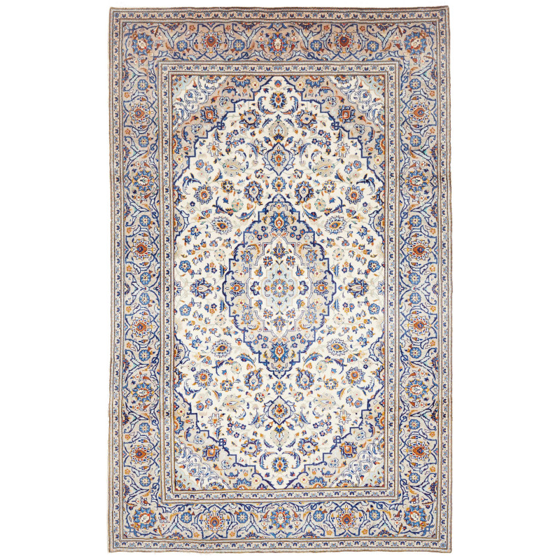 Kashan 194x307 Cm Kashan Persia Hand-carded Wool