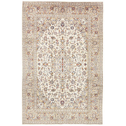 Rug Kashan Persia 192x300 Ivory Indigo
