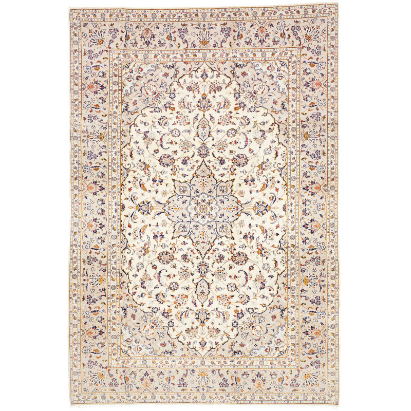 Kashan 196x292 Cm Kashan, Persia, Hand-carded Wool, Cotton,