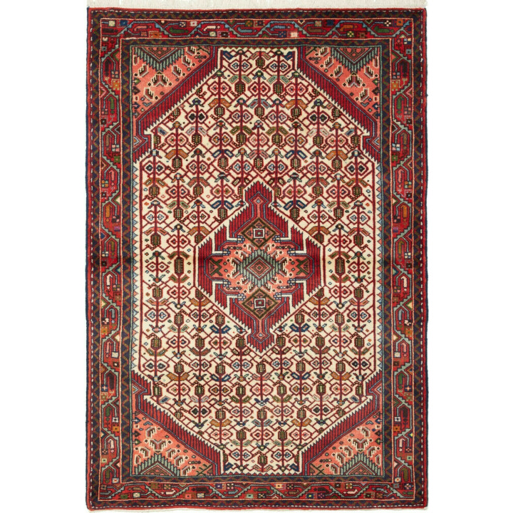 Tappeto Originale Hamadan Persia 103x152 Avorio