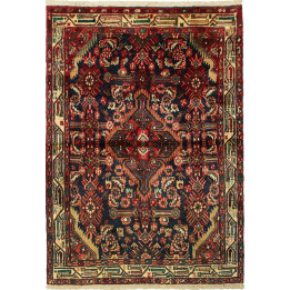 Tappeto Originale Hamadan Persia 101x143 Blu No