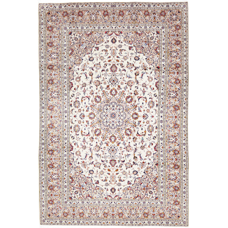 Kashan 200x295 Cm Kashan, Persia, Hand-carded Wool (warp: