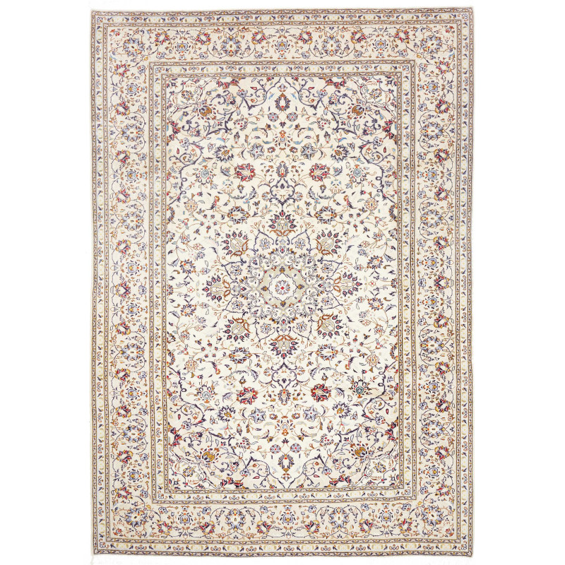 Kashan 204x292 Cm Kashan, Persia, Hand-carded Wool (warp