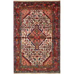 Hand Made Rug Hamadan Persia 103x160 Brick Red