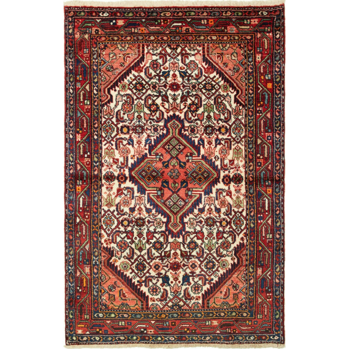 Hand Made Rug Hamadan Persia 103x160 Brick Red