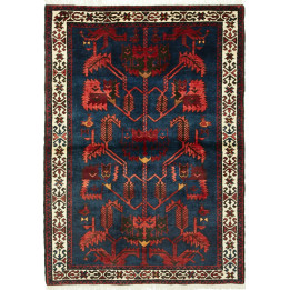 Tappeto Originale Hamadan Persia 108x150 Blu Sc