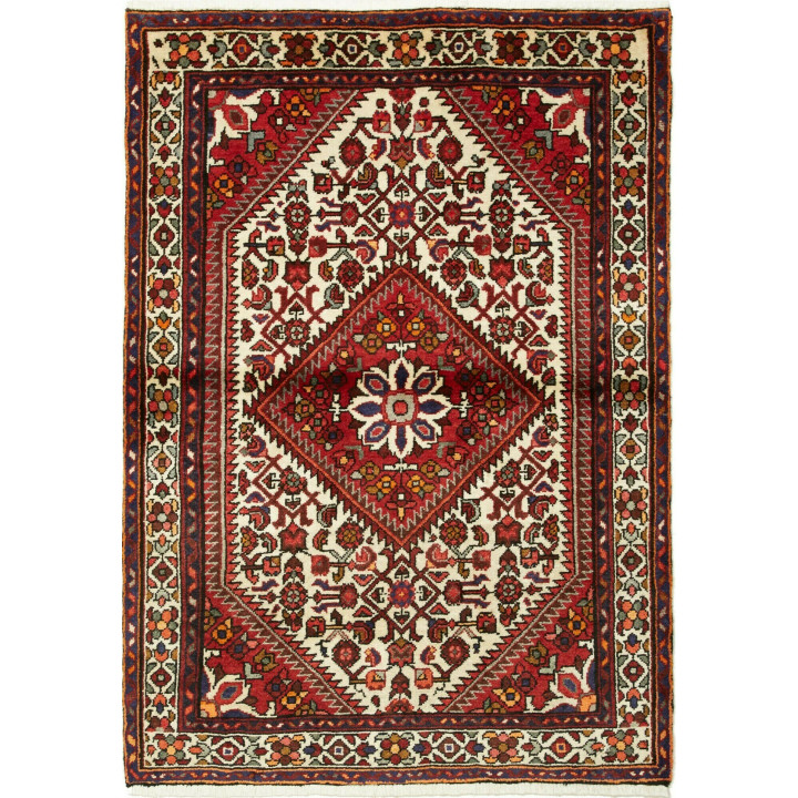 Tappeto Originale Hamadan Persia 108x150 Avorio