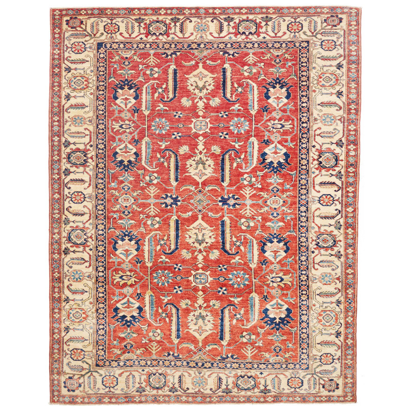 Rug Kazak Fine Pakistan 248x322 Terracotta Red