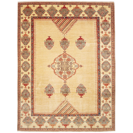 Rug Kazak Fine Pakistan 273x362 Beige Red