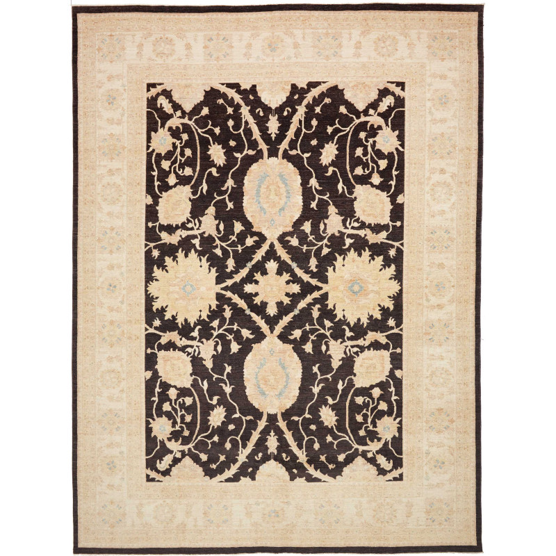 Rug Ziegler Fine Pakistan 302x409 Dark Brown Cre