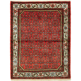Tappeto Originale Hamadan Persia 112x141 Rosso