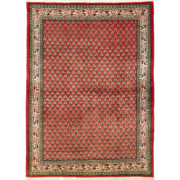 Hand Made Rug Hamadan Persia 110x150 Red Ivory