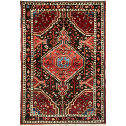 Hand Made Rug Hamadan Persia 114x165 Dark Red B