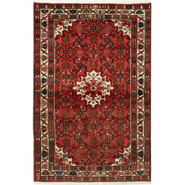 Hand Made Rug Hamadan Persia 104x155 Red Ivory