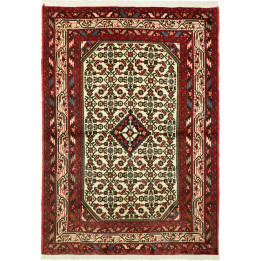 Tappeto Originale Hamadan Persia 100x145 Avorio