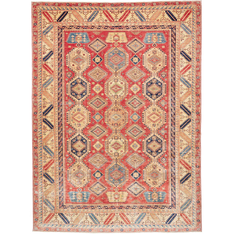 Rug Kazak Fine Pakistan 267x362 Terracotta Red