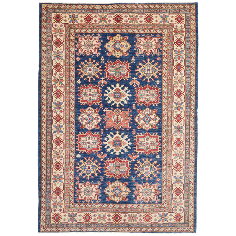 Kazak Fine 172x247 Cm Kazak Fine, Pakistan, Hand-carded Wool