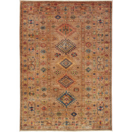 Hand Made Rug Kazak Fine Pakistan 149x211 Ochre