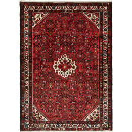Tappeto Originale Hamadan Persia 138x190 Rosso