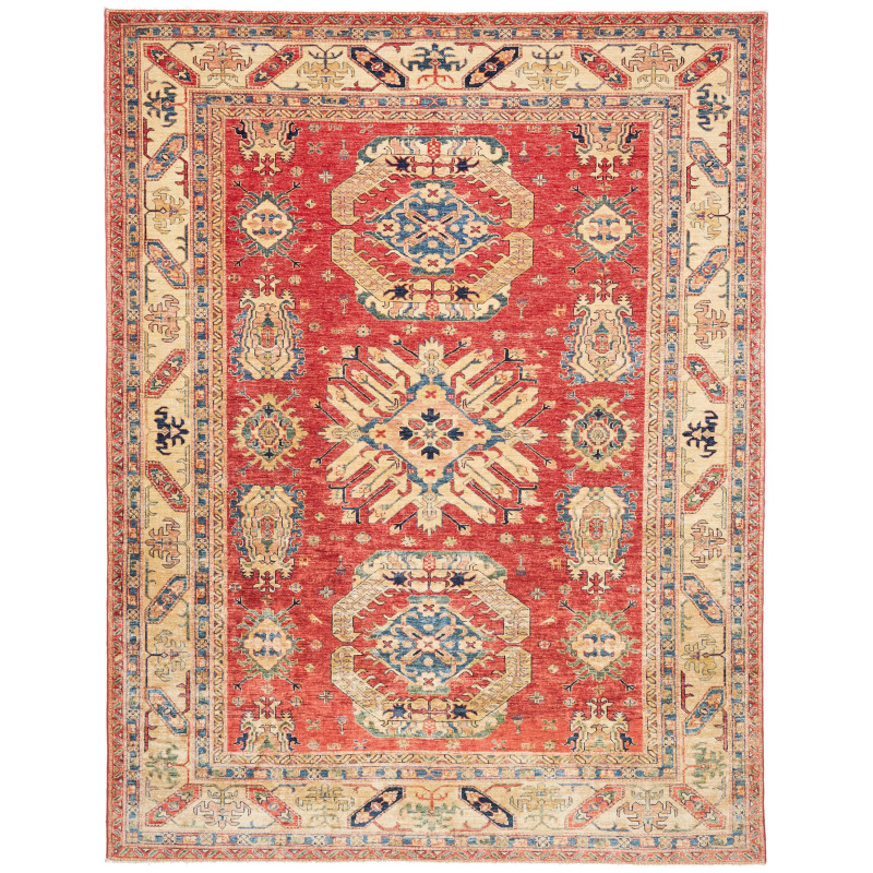 Rug Kazak Fine Pakistan 240x314 Terracotta Red