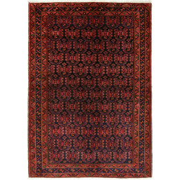 Tappeto Originale Hamadan Persia 143x200 Marron