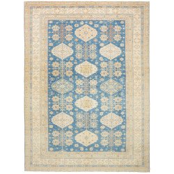 Rug Kazak Fine Pakistan 308x424 Blue Cream