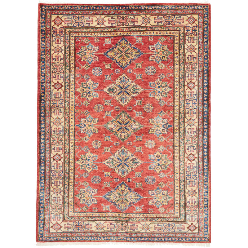 Rug Kazak Fine Pakistan 149x204 Red Cream