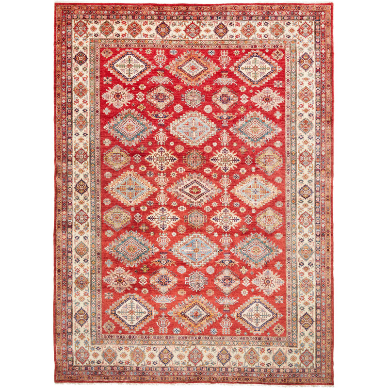 Rug Kazak Fine Pakistan 297x410 Terracotta Red