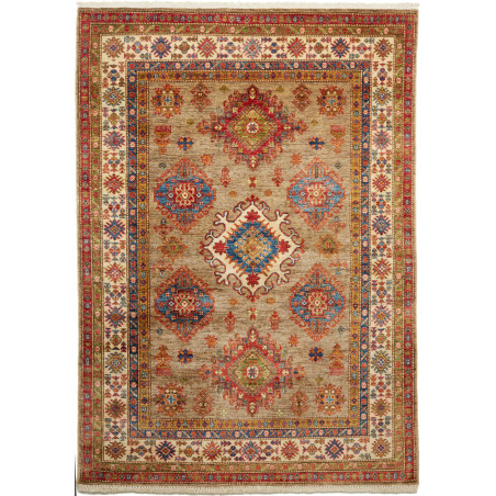 Kazak Fine 145x203 Cm Kazak Fine, Pakistan, Hand-carded
