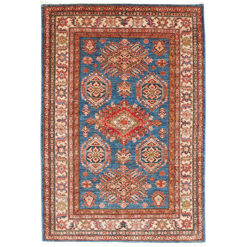 Kazak Fine 118x178 Cm Kazak Fine, Pakistan, Hand-carded Wool